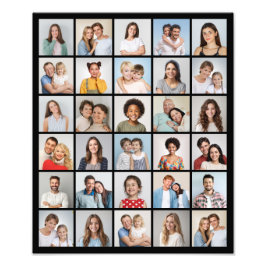 Skapa din egen 30 Photo Collage Foto EnUtvidgning