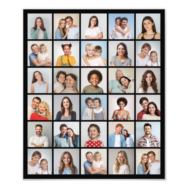 Skapa din egen 30 Photo Collage Foto EnUtvidgning (Framsidan)