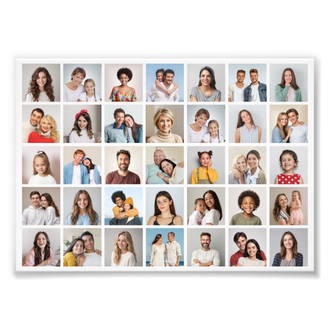 Skapa din egen 35 fotofotomakning för utvidgning fototryck (Framsidan)