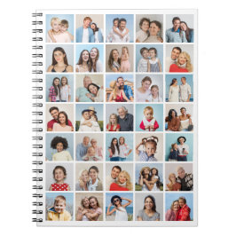 Skapa din egen 35 fotokollage anteckningsbok