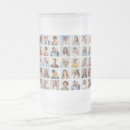 Skapa din egen 35 fotokollage frostat ölglas