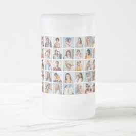 Skapa din egen 35 fotokollage frostat ölglas
