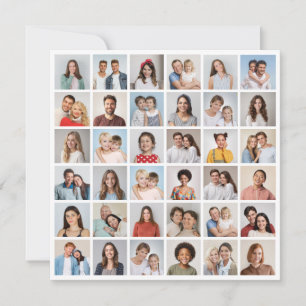 Skapa din egen 36-foto collage kort