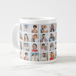 Skapa din egen 36 fotokollage jumbo mugg