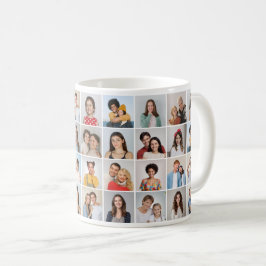 Skapa din egen 36 fotokollage kaffemugg