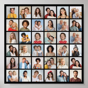Skapa din egen 36 fotokollage poster
