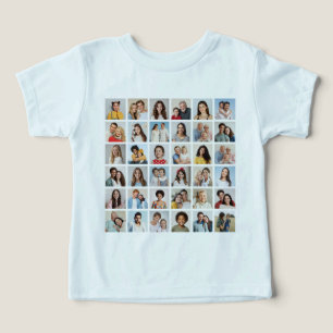 Skapa din egen 36 fotokollage t shirt