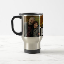 Skapa din egen 3-fotokollage Best Grandpa någonsin Resemugg