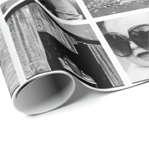 Skapa din egen 42-foto-kollage Gift-figursättning Presentpapper