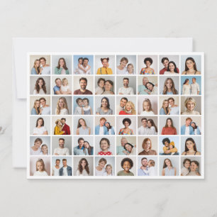 Skapa din egen 48-foto collage anteckningskort