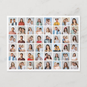 Skapa din egen 48-foto collage vykort