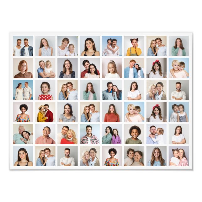 Skapa din egen 48 fotofotomakning - utvidgning fototryck (Framsidan)