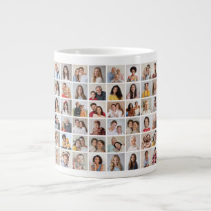 Skapa din egen 48 fotokollage jumbo mugg