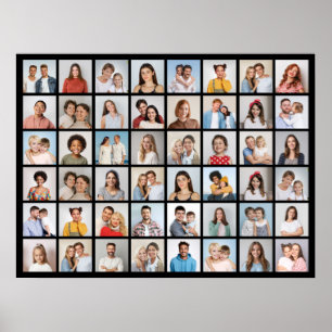 Skapa din egen 48 fotokollage poster