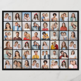 Skapa din egen 48 fotokollage reklamblad