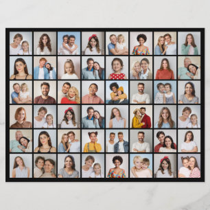 Skapa din egen 48 fotokollage reklamblad