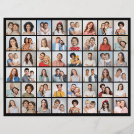 Skapa din egen 48 fotoskollage reklamblad