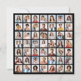 Skapa din egen 49-foto collage anteckningskort