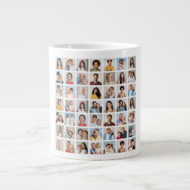 Skapa din egen 49-foto collage jumbo mugg