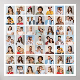 Skapa din egen 49-foto collage poster