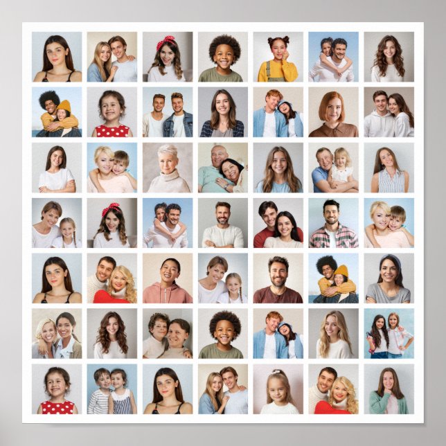 Skapa din egen 49-foto collage  poster (Framsidan)