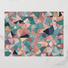 Skapa din egen 4,25" x 5,6" folieinbjudan postk