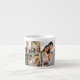 Skapa din egen 4-fotokollage espressomugg