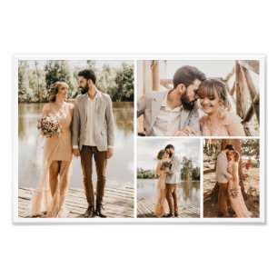 Skapa din egen 4 fotokollage för fotoutvidgning fototryck