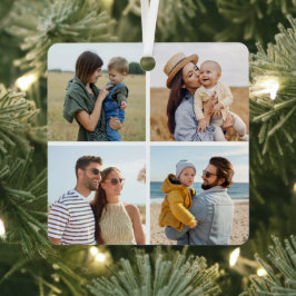 Skapa din egen 4-fotokollage julgransdekoration