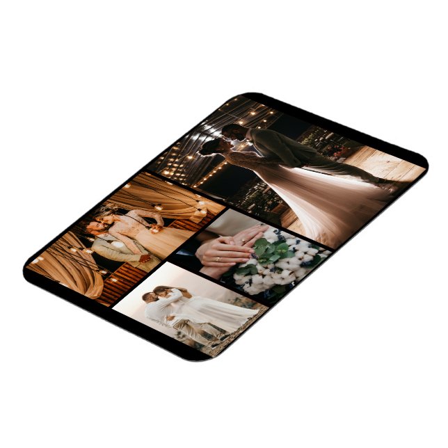 Skapa din egen 4-fotokollage magnet (Vänstra Sidan)