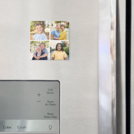 Skapa din egen 4-fotokollage magnet