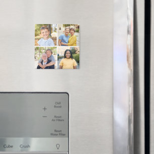 Skapa din egen 4-fotokollage magnet