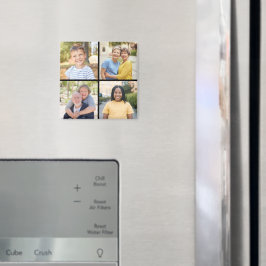 Skapa din egen 4-fotokollage magnet