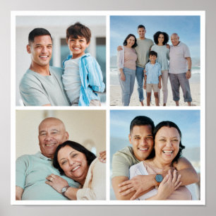 Skapa din egen 4-fotokollage poster