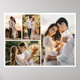 Skapa din egen 4-fotokollage poster