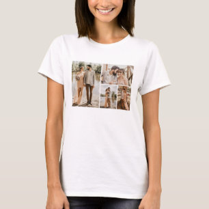 Skapa din egen 4-fotokollage t shirt