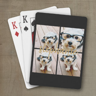 Skapa din egen 4-fotosamling - skript Namn Casinokort