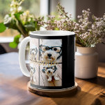 Skapa din egen 4-fotosamling - skript Namn Kaffemugg<br><div class="desc">Använda upp till fyra kvadratiska eller selektiva mobila foton för att skapa en unik och personlig gåva. Eller så kan du behålla hipstervalpen och göra ett trendig till keepy. Om du behöver justera bilder klickar du på verktyg för att anpassa ändringar.</div>