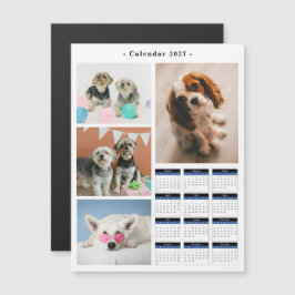 Skapa din egen 4 fotoskollage 2027 kalender 