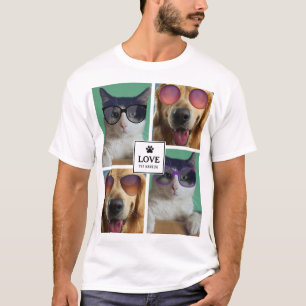 Skapa din egen 4-stifts fotokollage t shirt