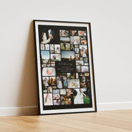 Skapa din egen 52-foto collageaffisch poster