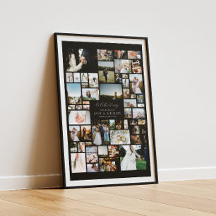 Skapa din egen 52-foto collageaffisch poster