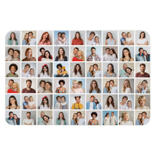 Skapa din egen 54 fotopassage flexibel magnet