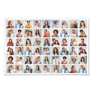 Skapa din egen 54 fotopatsamling för utvidgning fototryck