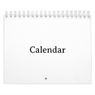 Skapa din egen 5,5" x 7" tvåsidiga lilla vita kalender