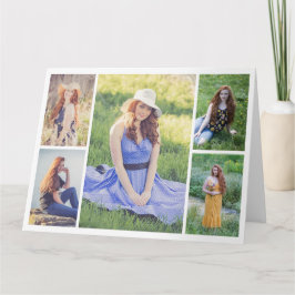 Skapa din egen 5-fotocollage för alla tillfällen kort