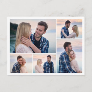 Skapa din egen 5-fotocollage vykort