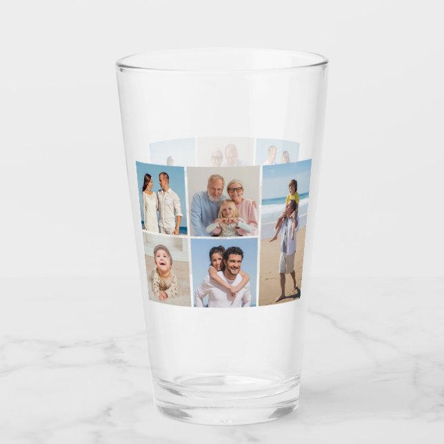 Skapa din egen 5-fotokollage glaskopp (Framsida)