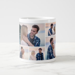 Skapa din egen 5-fotokollage jumbo mugg