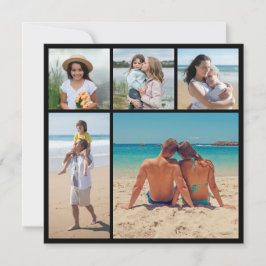 Skapa din egen 5-fotokollage kort